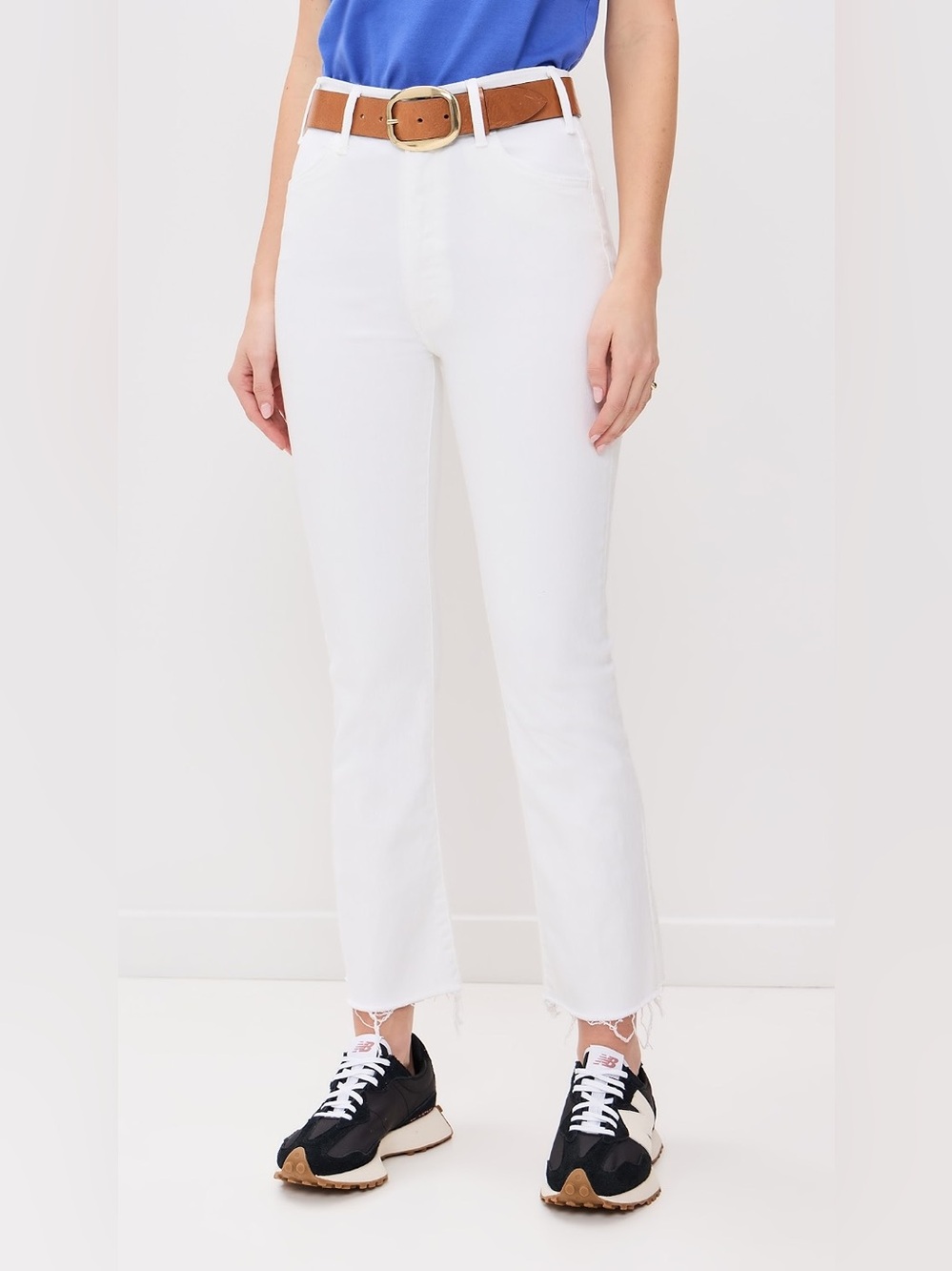 MOTHER The Hustler Ankle Fray Jeans